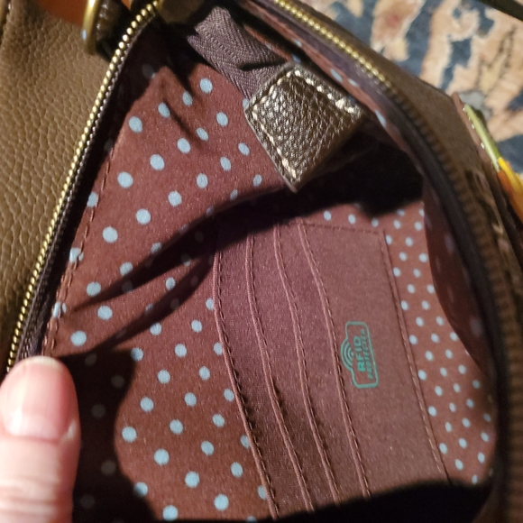 Reserved 🍃🌻Chala RFID Brown Sunflower Crossbody Bag - Picture 6 of 15